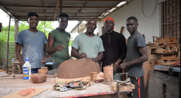 Jamaican artisans at Khadabra studio