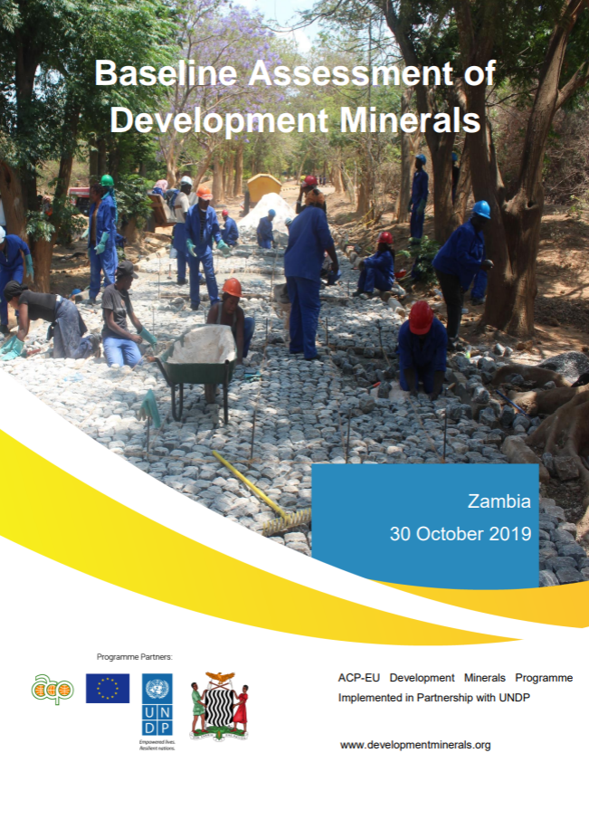 Baseline Assessment of Development Minerals