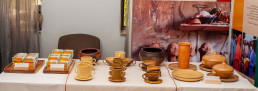 Soap and ceramics made with Development Minerals in Cameroon