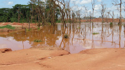 Water stagnation in Kambélé