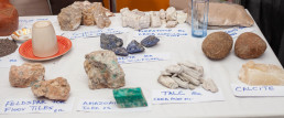 Samples of Development Minerals from Zambia were displayed by the Zambia Geological Survey