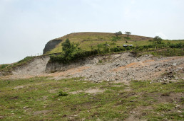 Restoration work going on near the Harugongo quarry in Kabarole district.
