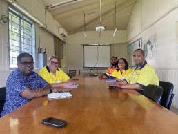 Team with the Deputy General Manager at Vatukoula Gold Mine