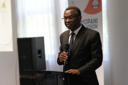 Mopani Copper Mines CEO Eng. Charles Sakanya, during the Launch of the Supplier Development Programme (SDP)