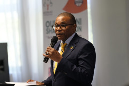 UNDP Resident Representative Dr. James Wakiaga, during the Launch of the Supplier Development Programme (SDP).