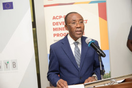 Minister of Mines, Industry and Technological Development delivering closing remarks