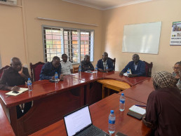 A discussion on potential collaboration for SEB initiatives between the Tanzania Vocational Education Training Authority (VETA) and a delegation from the ACP-EU Development Minerals Programme, representing Cameroon and Tanzania.