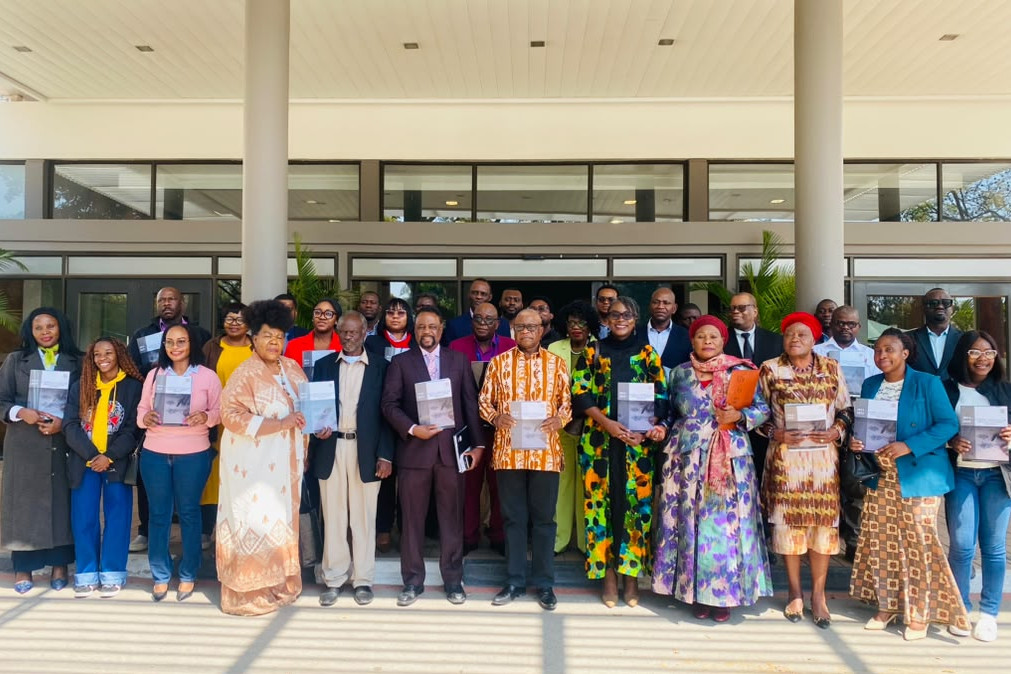 Government officials, UNDP representatives, artisanal and small-scale miners, and other stakeholders at the launch of Zambia’s National Artisanal and Small-Scale Mining Strategy 2025–2029.